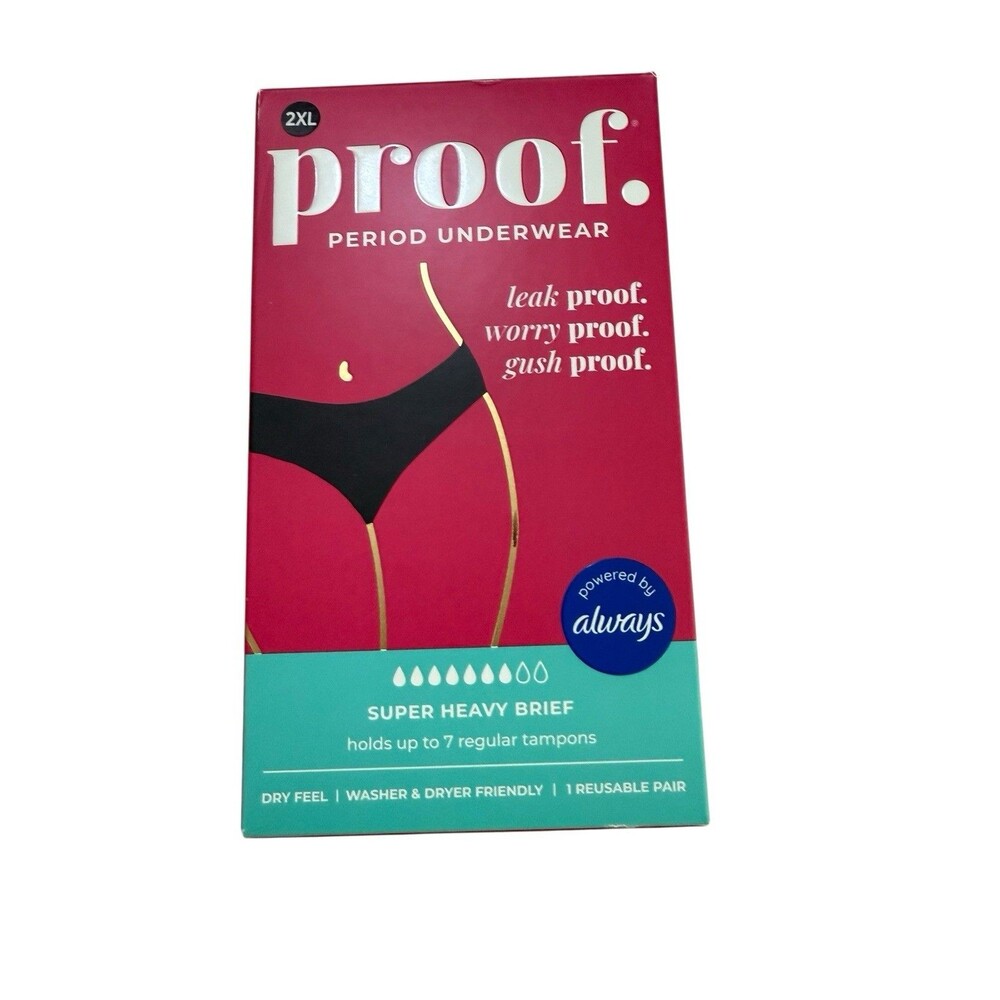 Proof Period Underwear Size 2XL Super Heavy Brief New